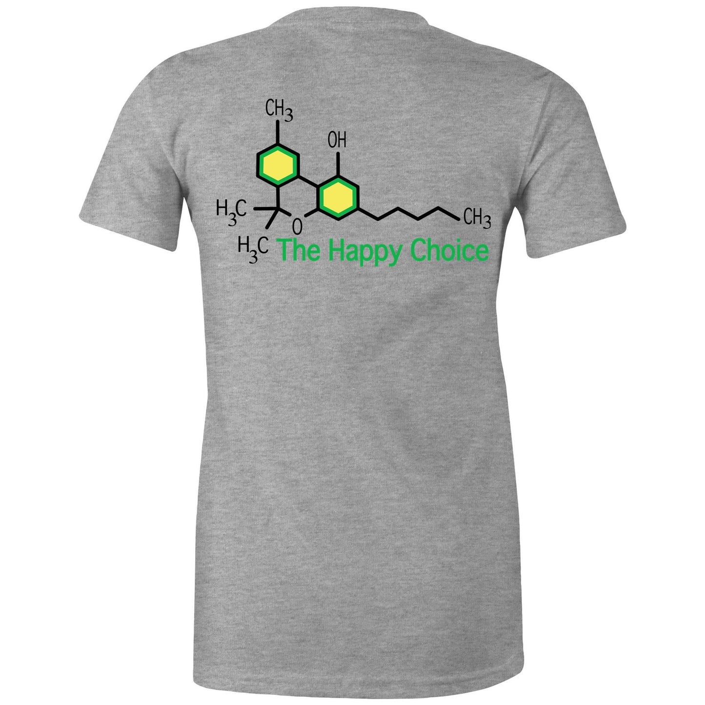 The Happy Choice THC Women's Maple T-shirt : Subtle, Stylish, and Chill | Dingo Country