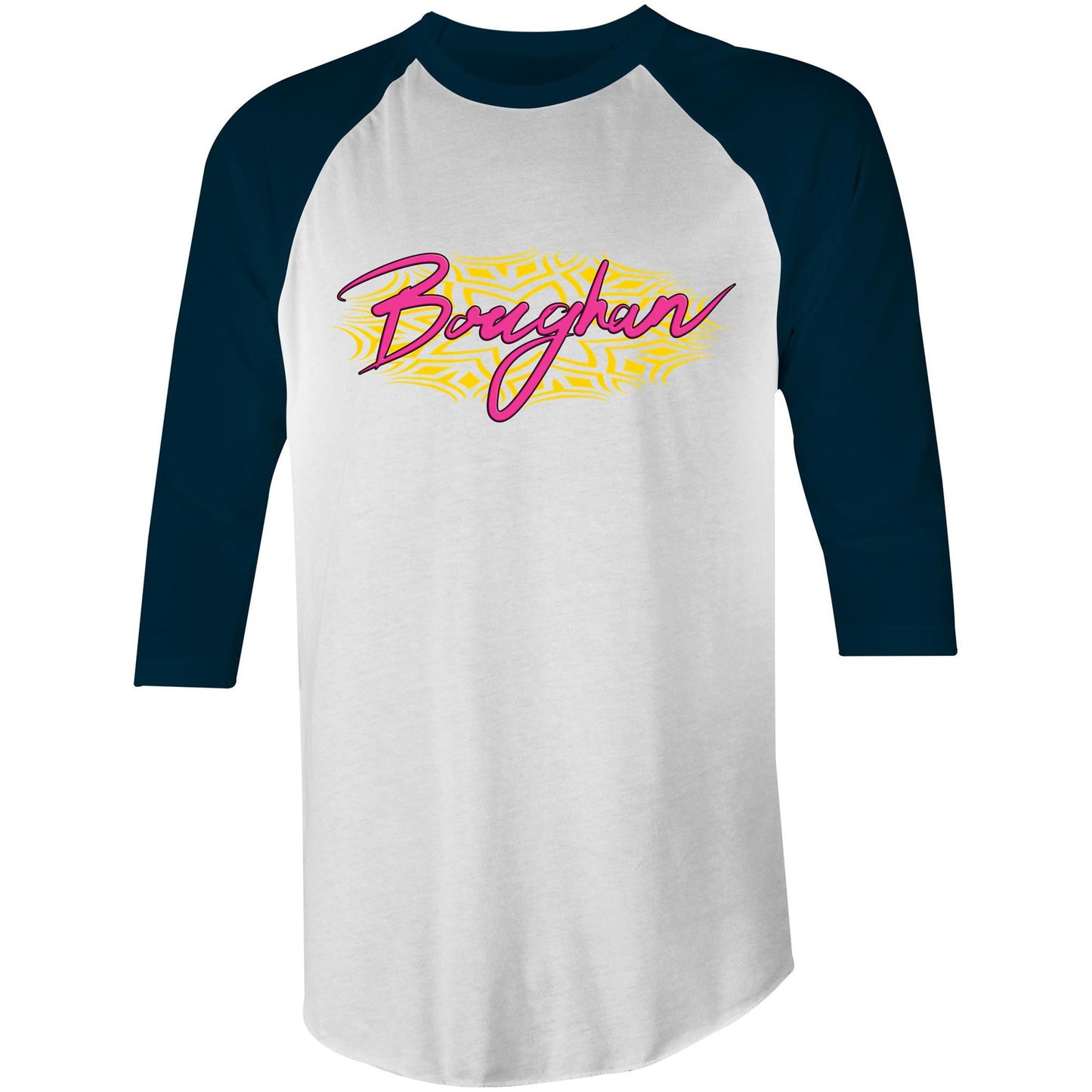 Boughan pink/yellow Raglan - 3/4 Sleeve T-Shirt | DC