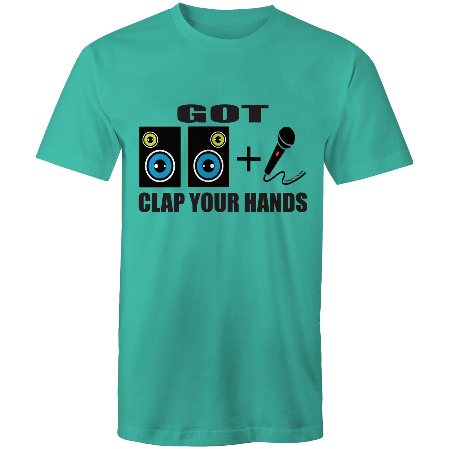 Got 2 Speakers & a Microphone – Men’s Graphic T-Shirt | Dingo Country