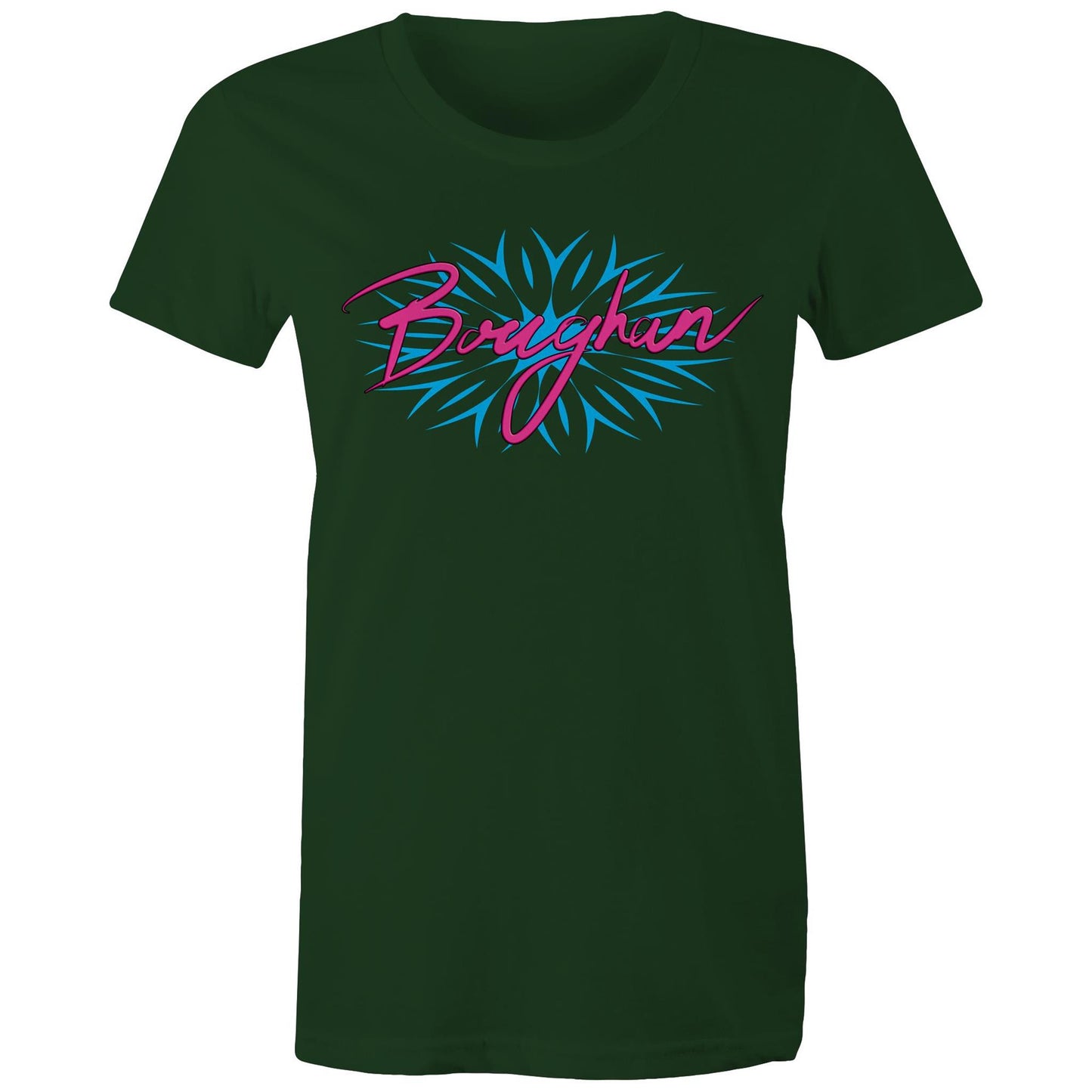 Boughan pink/blue - Women's graphic Maple T-shirt | Dingo Country