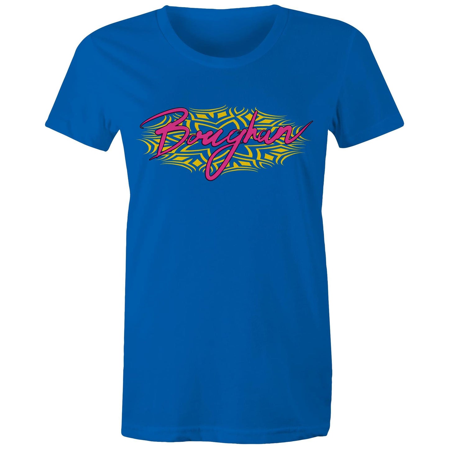 Boughan pink/yellow - Women's graphic Maple T-shirt | Dingo Country