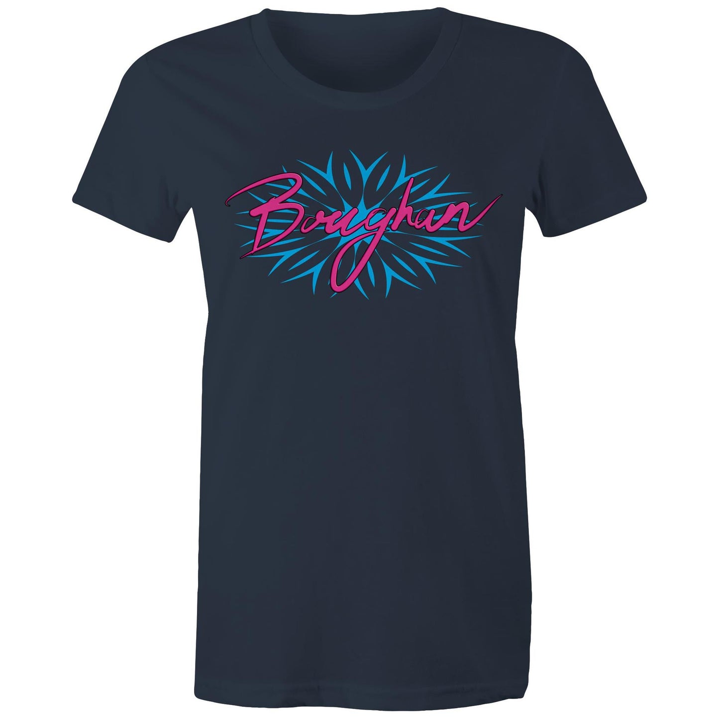 Boughan pink/blue - Women's graphic Maple T-shirt | Dingo Country