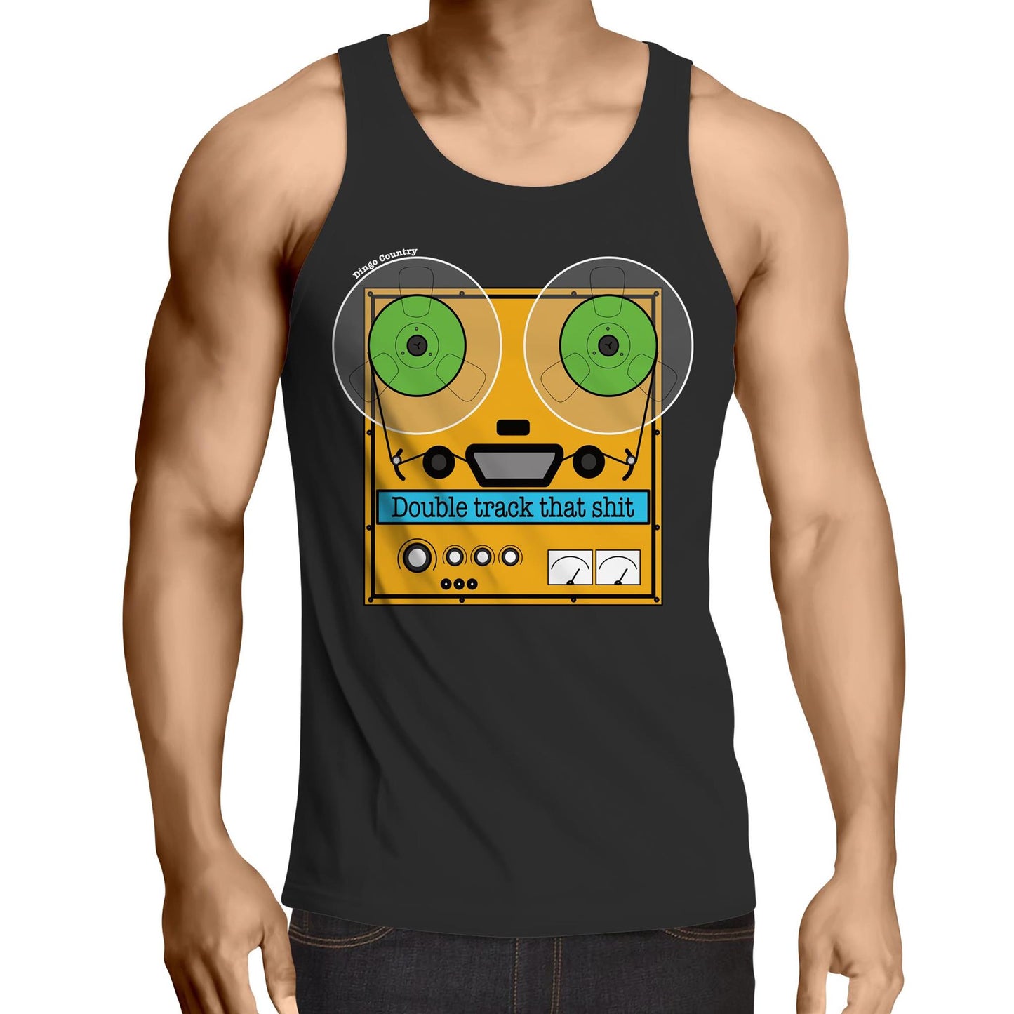 Double track that - Mens Singlet Top