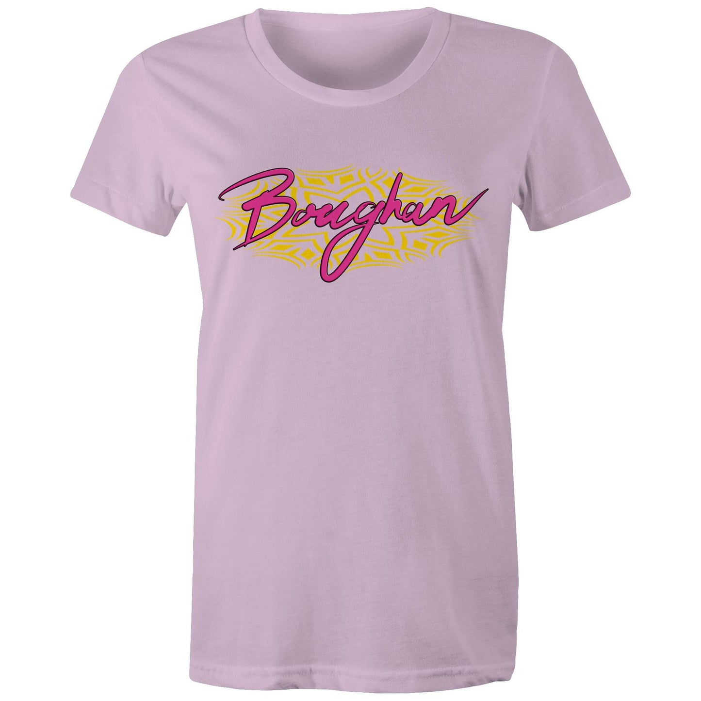 Boughan pink/yellow - Women's graphic Maple T-shirt | Dingo Country