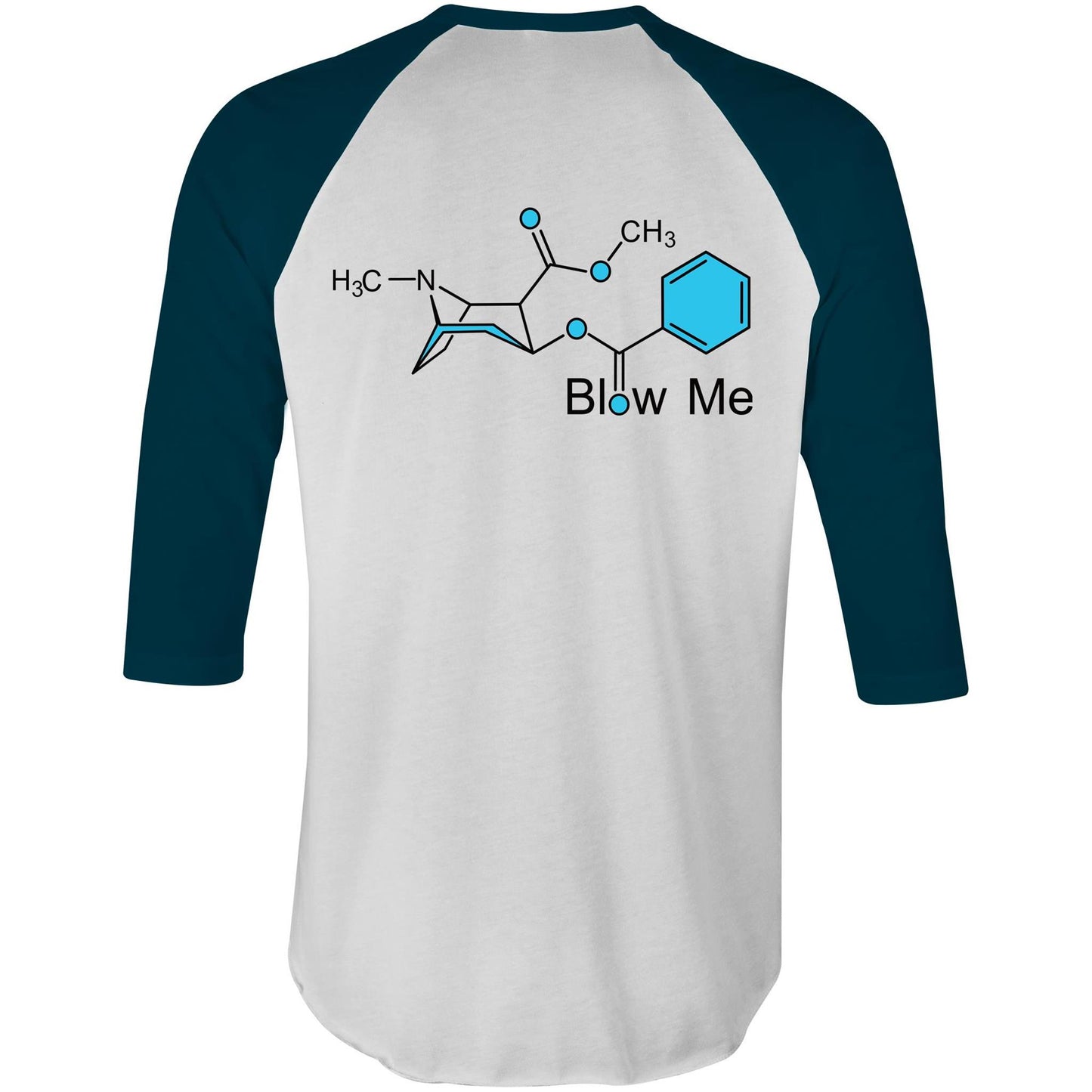 Blow me Raglan - 3/4 Sleeve T-Shirt Dingo Country