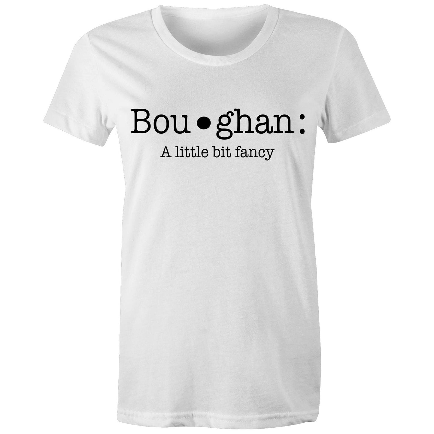 Boughan definition Women's graphic Maple T-shirt : Define Your Style | Dingo Country