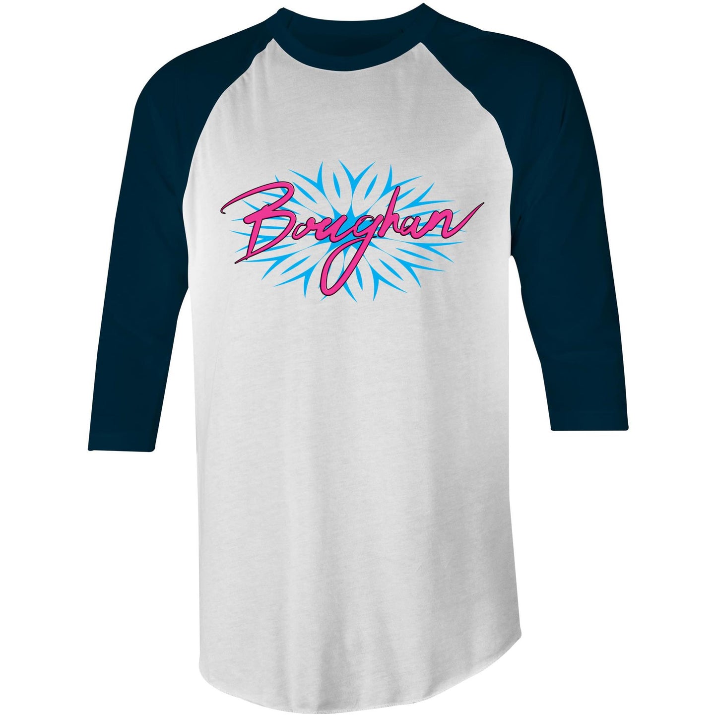 Boughan pink/blue Raglan - 3/4 Sleeve T-Shirt | DC