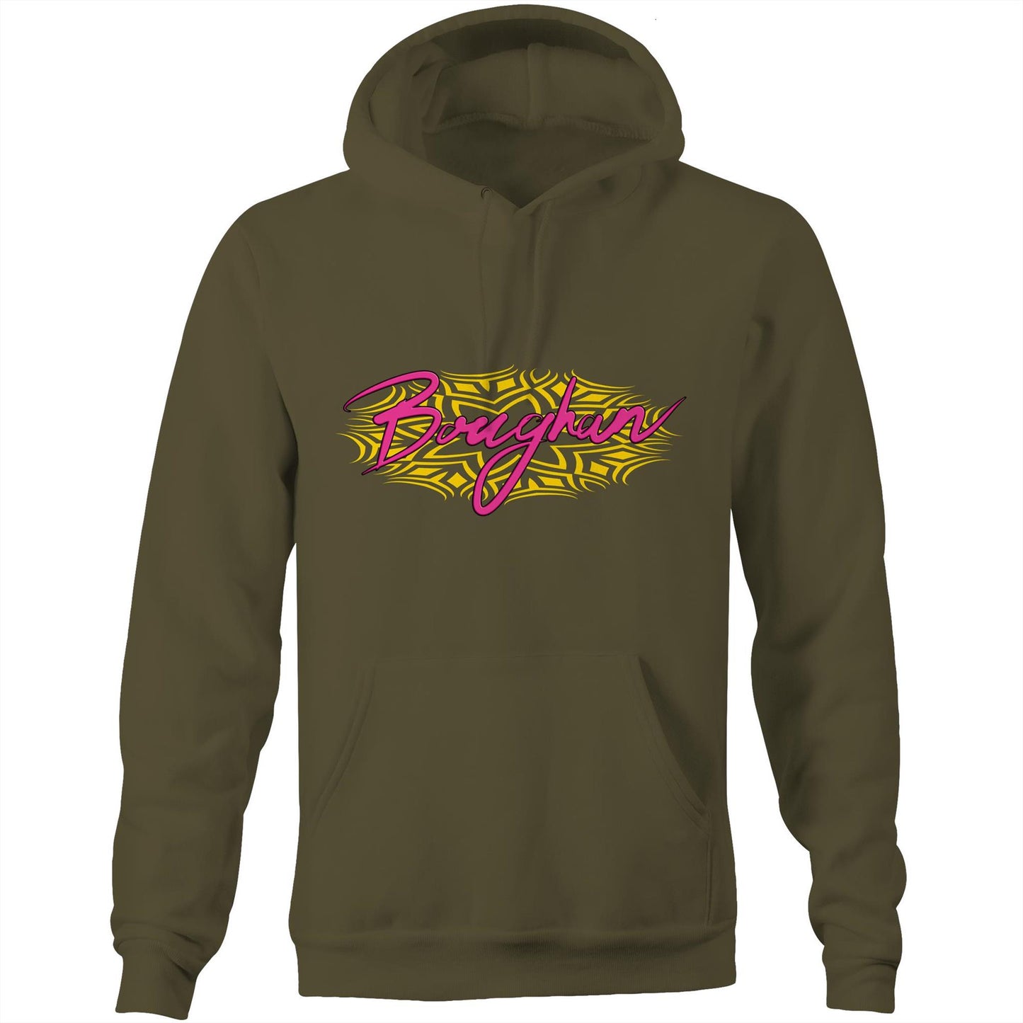 Boughan pink/yellow - Pocket Hoodie Sweatshirt | Dingo Country Streetwear