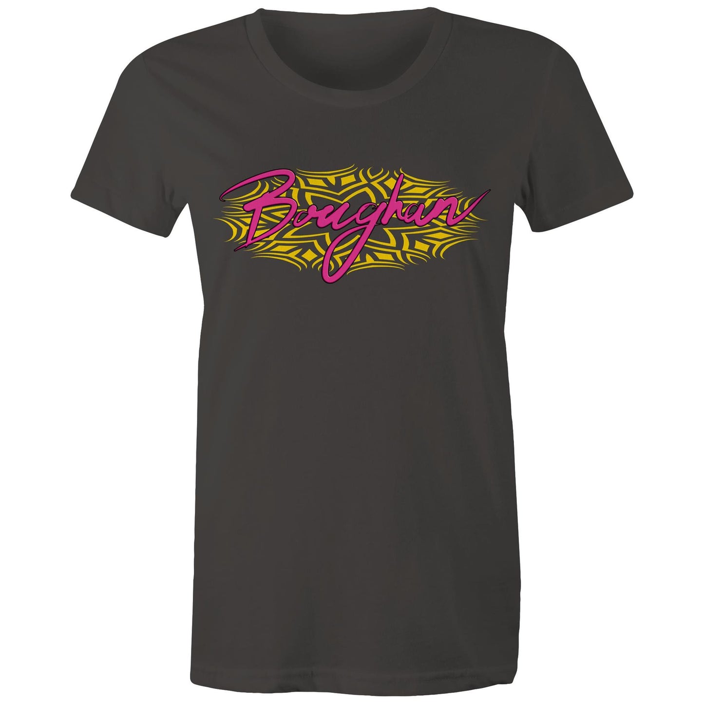 Boughan pink/yellow - Women's graphic Maple T-shirt | Dingo Country