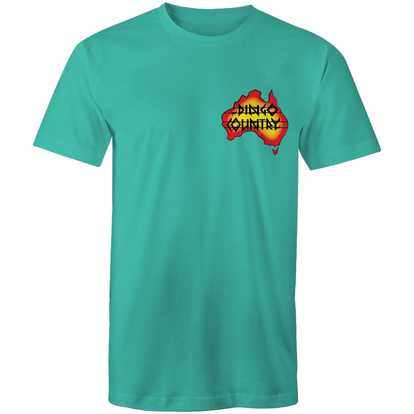 DC Australia chest print Men's T-Shirt | Dingo Country