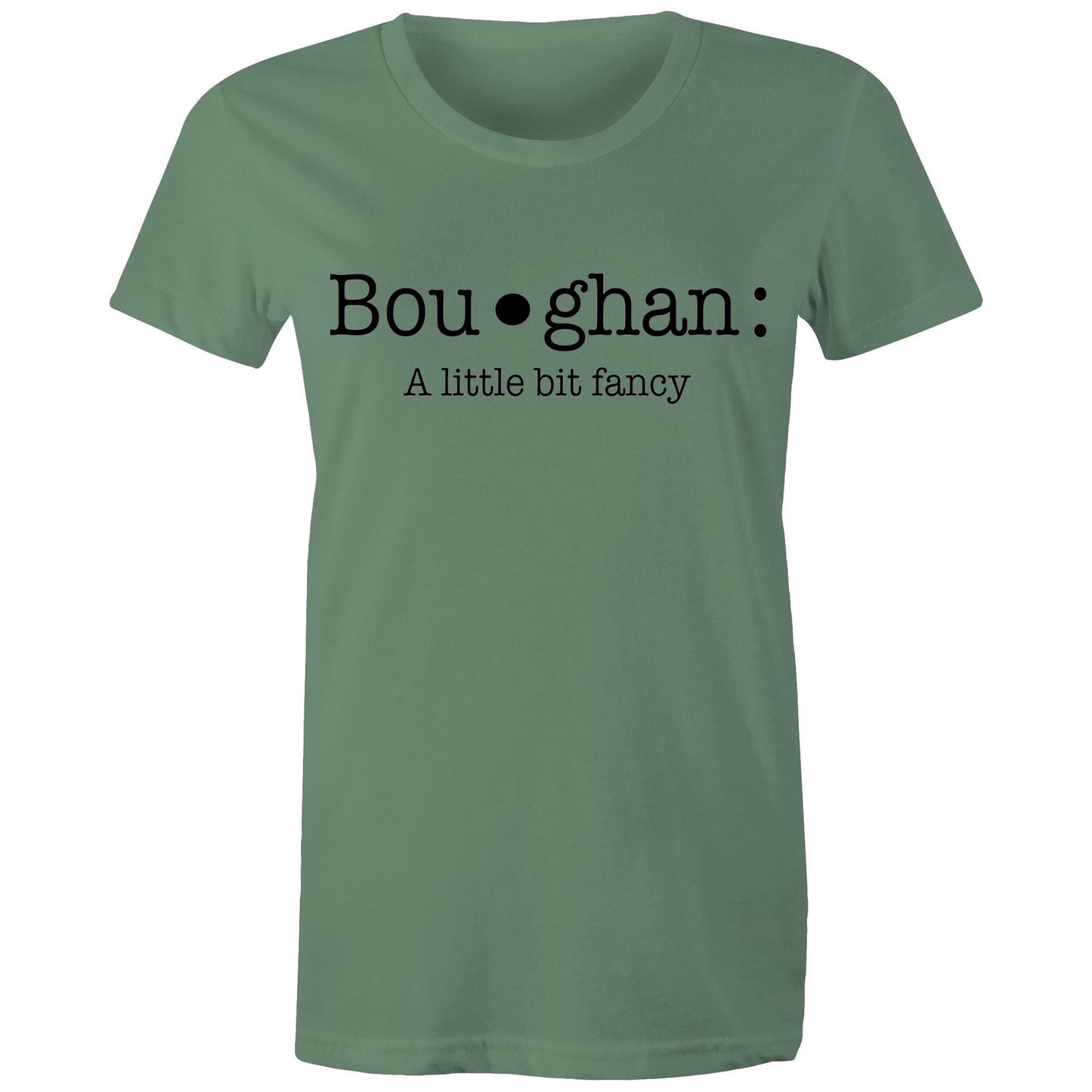 Boughan definition Women's graphic Maple T-shirt : Define Your Style | Dingo Country