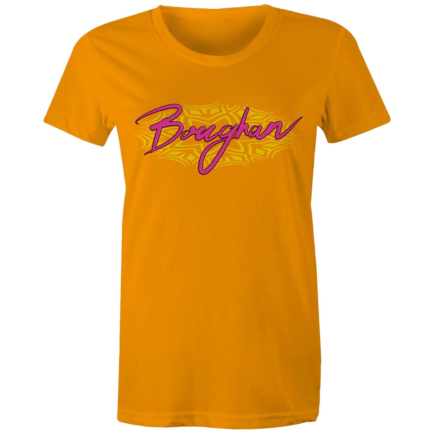 Boughan pink/yellow - Women's graphic Maple T-shirt | Dingo Country