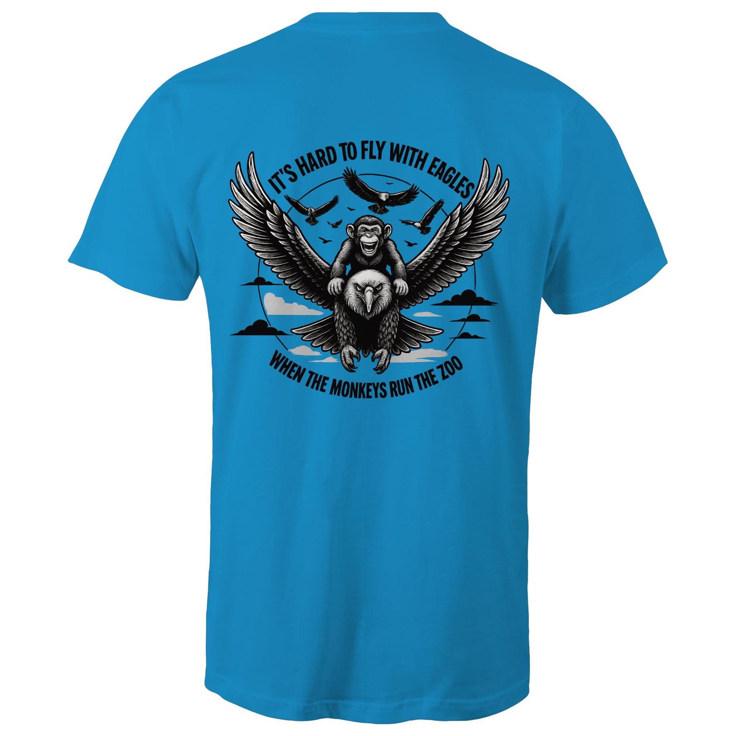 Fly with eagles - Mens graphic streetwear T-Shirt | Dingo Country