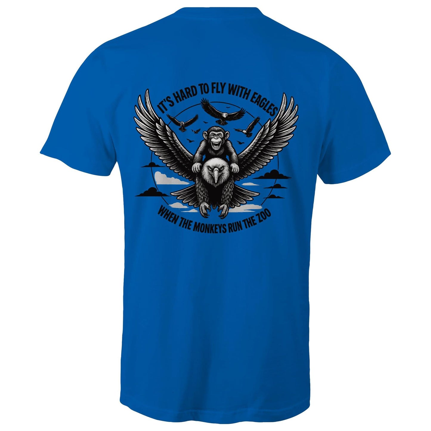 Fly with eagles - Mens graphic streetwear T-Shirt | Dingo Country