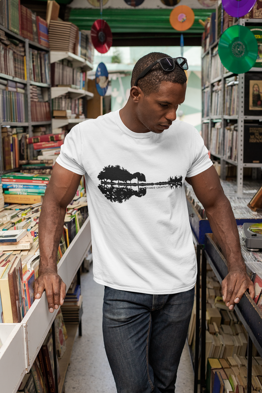 Guitar Reflection Tee - Dingo Country Music-Inspired Apparel