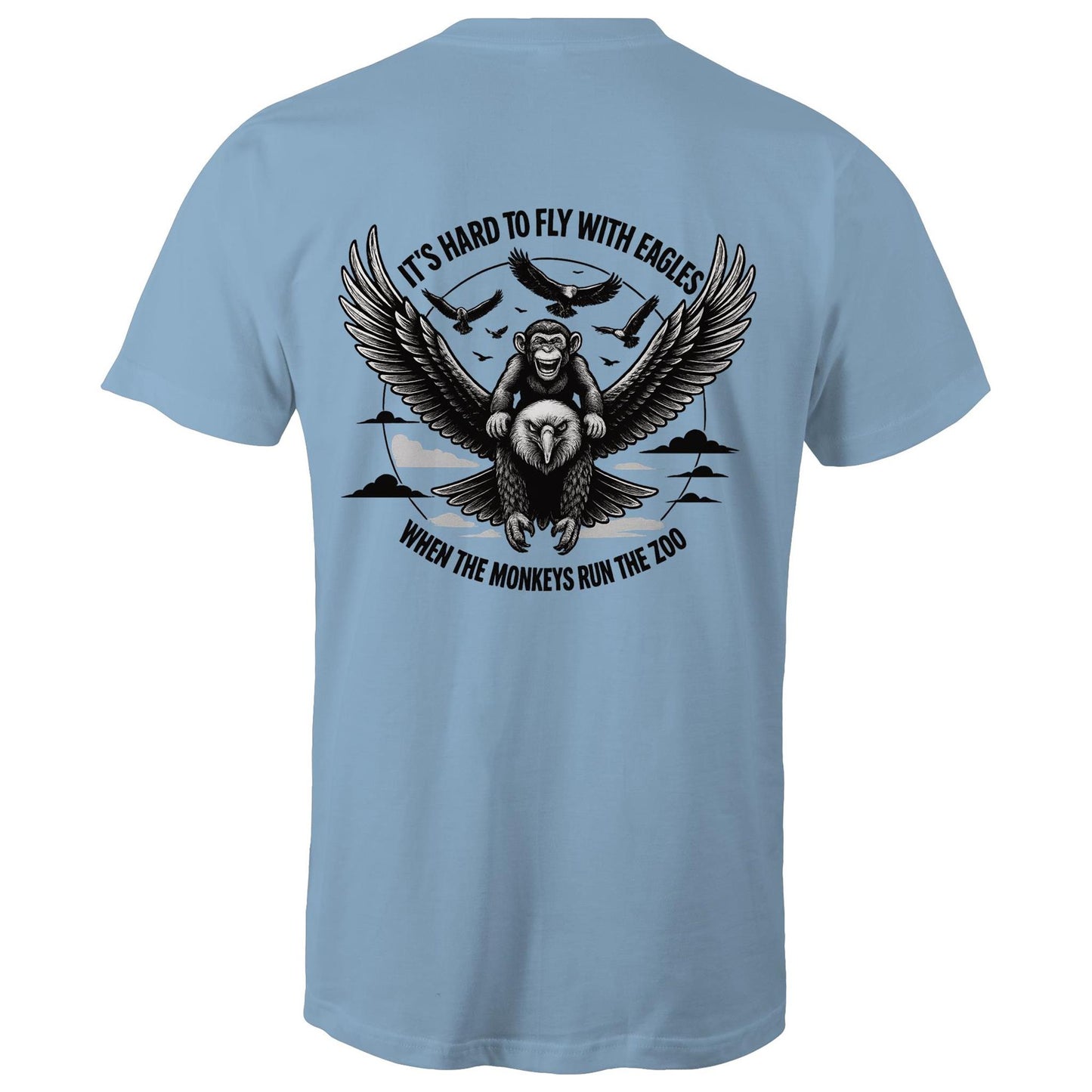 Fly with eagles - Mens graphic streetwear T-Shirt | Dingo Country