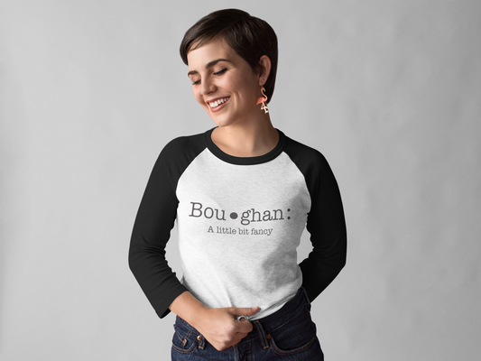 Boughan Definition Raglan - 3/4 Sleeve T-Shirt
