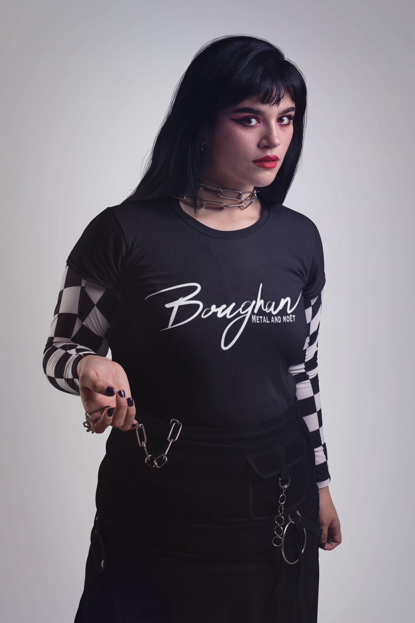 Boughan Metal and Moët Women's Maple Tee: A Symphony of Style