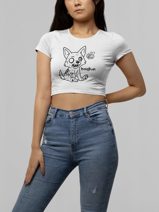 Boughan Puppy - Women's Crop Tee