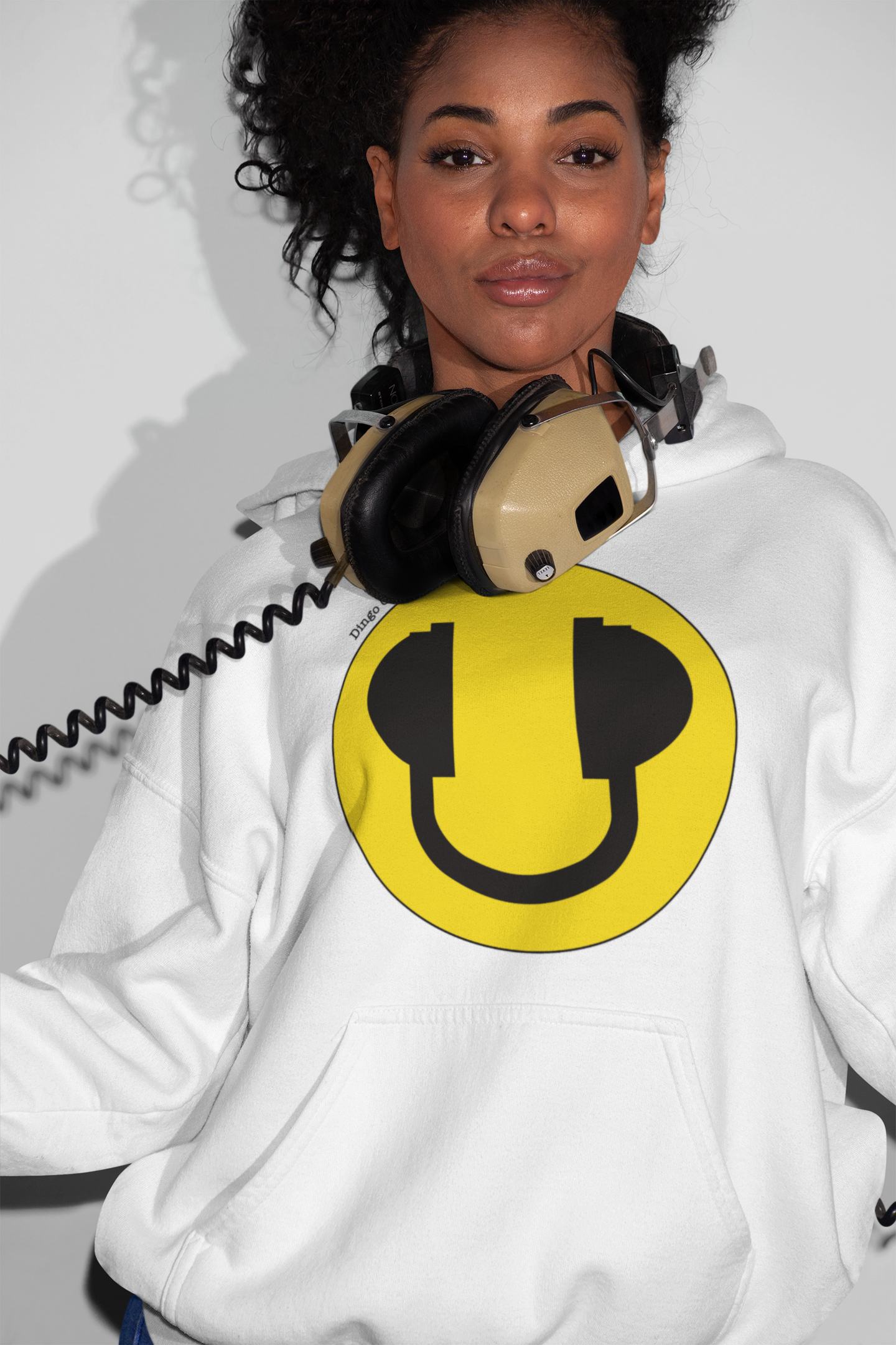 Smiley headphone  - Pocket Hoodie Sweatshirt