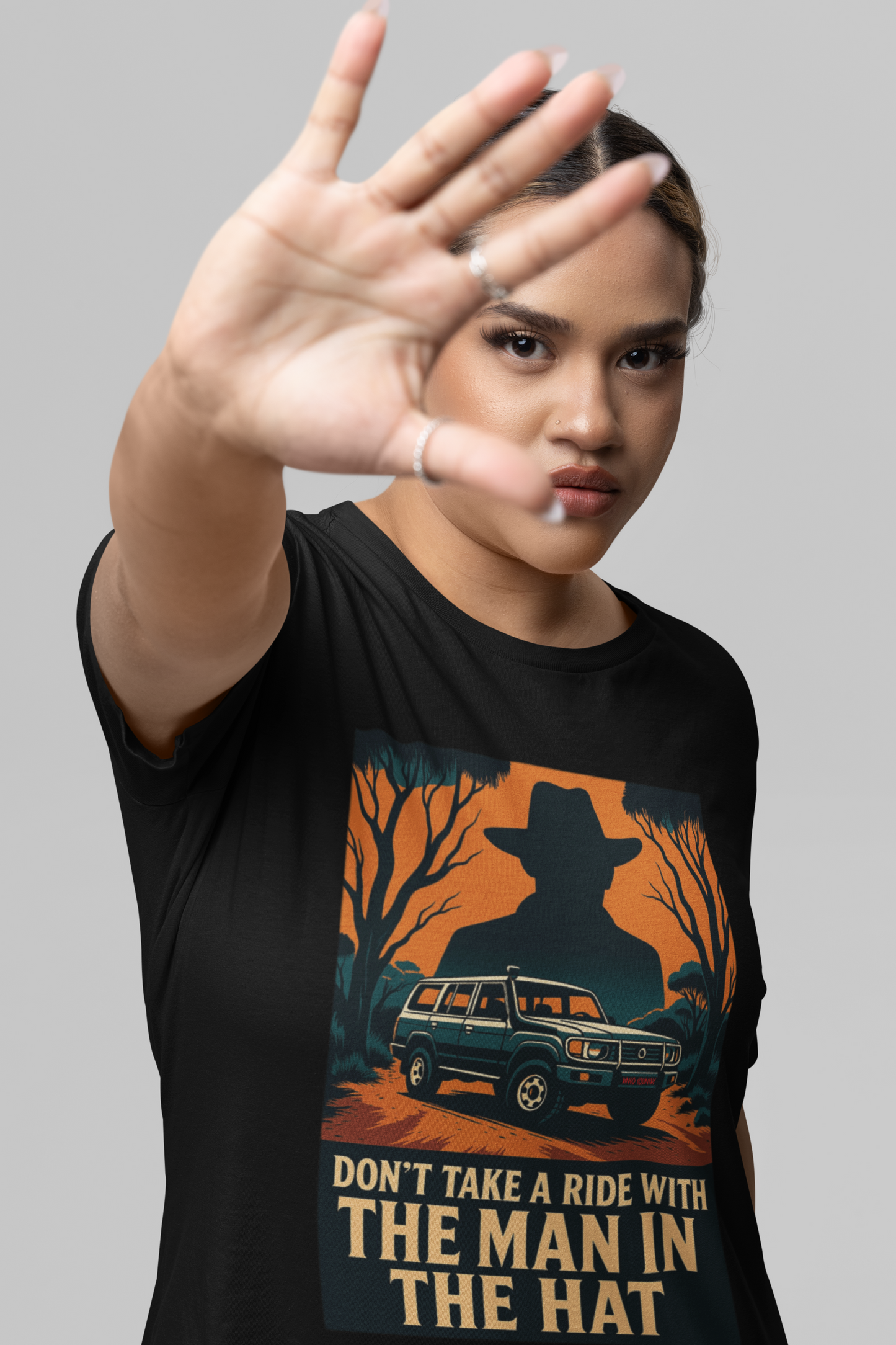 Man in the hat - Women's Maple Tee