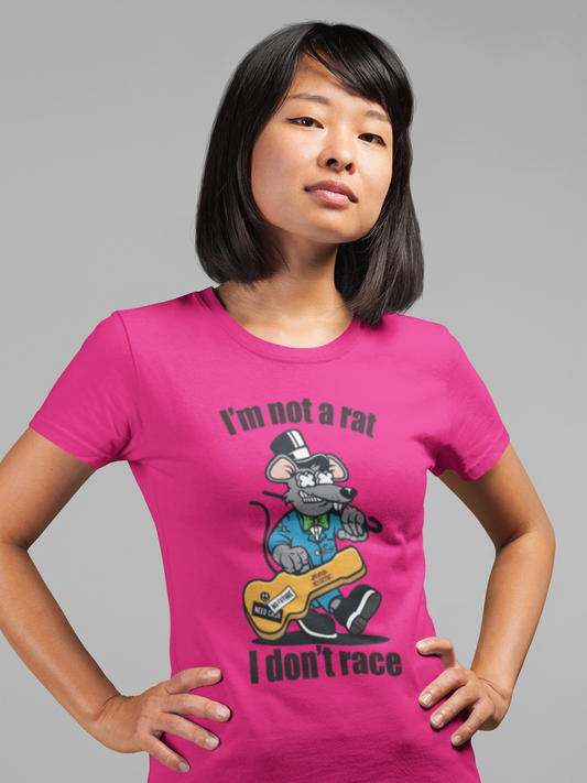 I'm not a rat I don't race - Women's Maple Tee