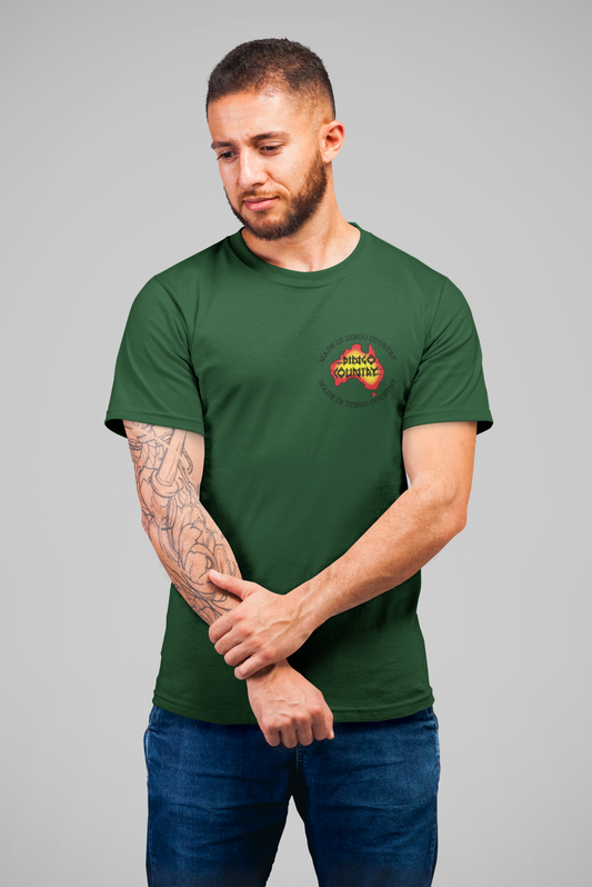 Made in Dingo Country chest print - Mens T-Shirt