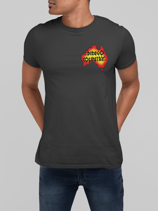 DC Australia chest print Men's T-Shirt | Dingo Country