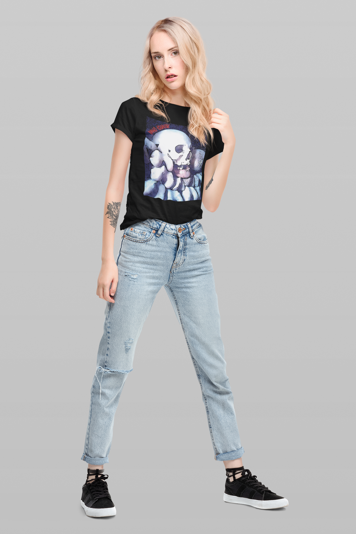 DC Scull- Women's Maple graphic T-shirt | Dingo Country Streetwear