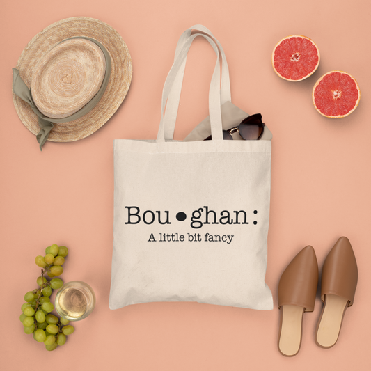 Boughan definition -Boughan Canvas Tote Bag: Where Elegance Meets Sustainability
