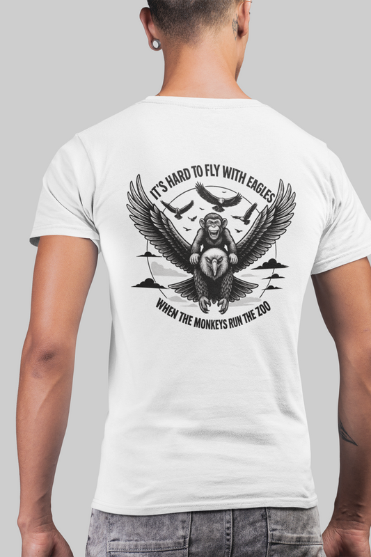 Fly with eagles - Mens T-Shirt