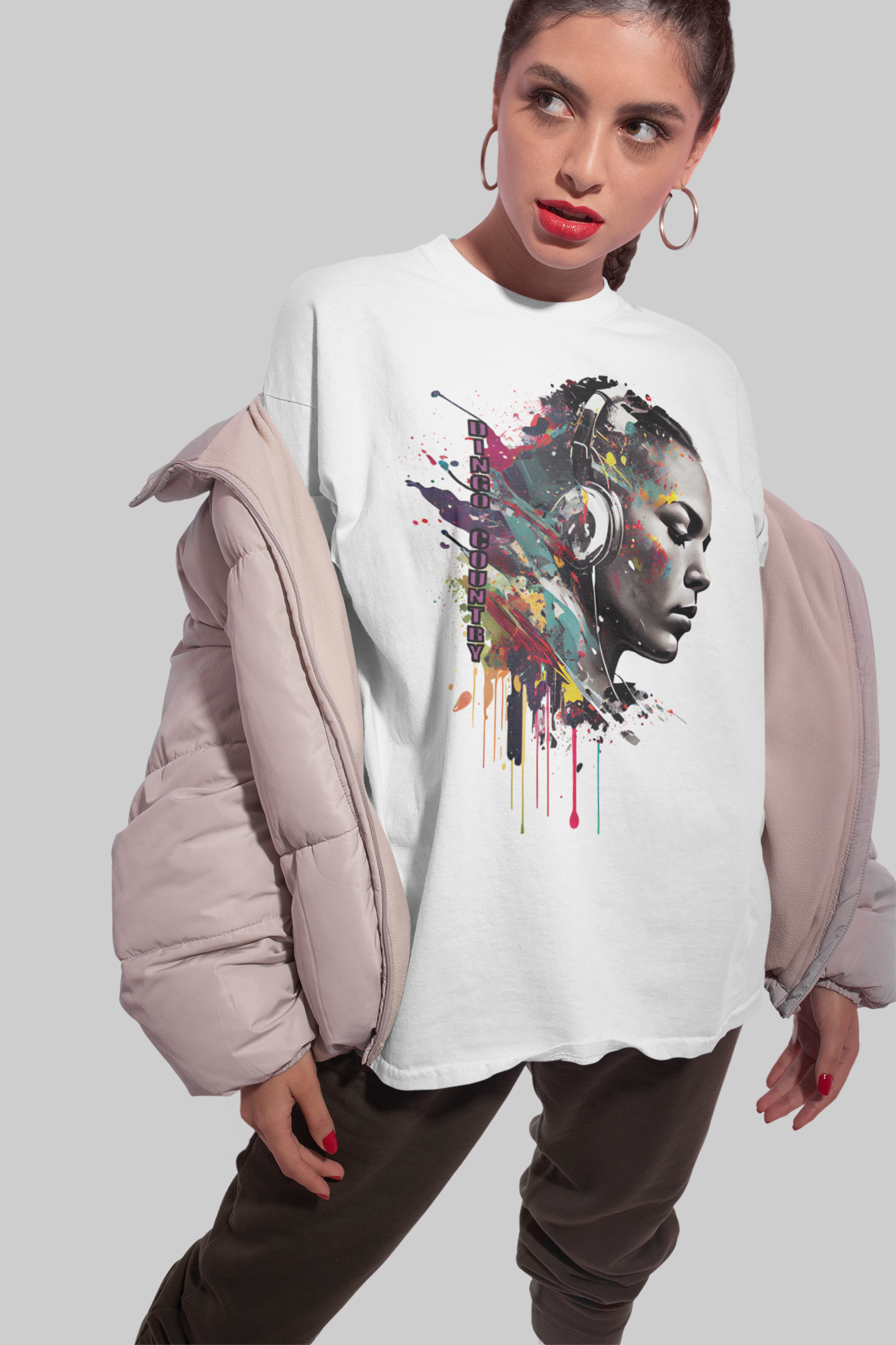 Artistic Soundwave T-Shirt: Where Urban Vibe Meets Musical Soul