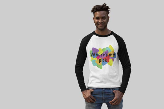 Where's my pic Raglan - 3/4 Sleeve T-Shirt