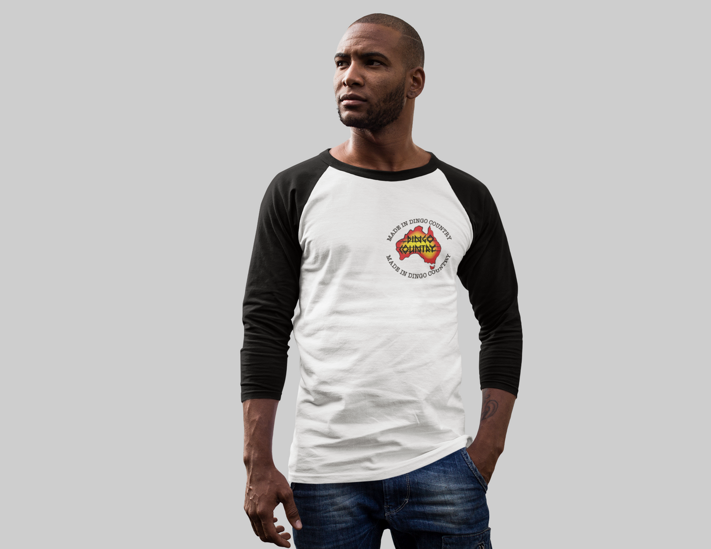 Made in DC Australia Raglan - 3/4 Sleeve T-Shirt | DC