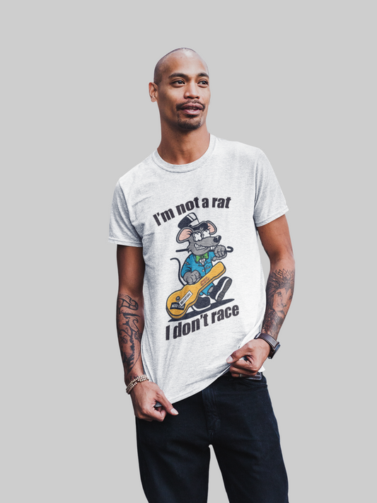 I'm not a rat I don't race - front - Mens T-Shirt
