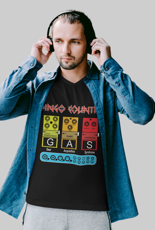 Gear Acquisition Syndrome (G.A.S.) Men's T-Shirt: A Musician's Anthem Tee