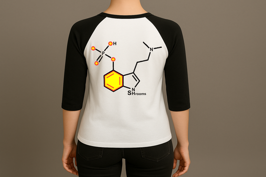 Shrooms Raglan - 3/4 Sleeve T-Shirt