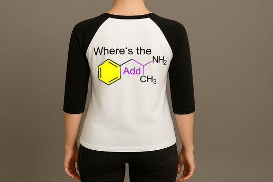 Where's the addy Raglan - 3/4 Sleeve T-Shirt