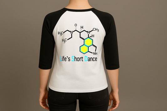 Life short dance Raglan - 3/4 Sleeve T-Shirt