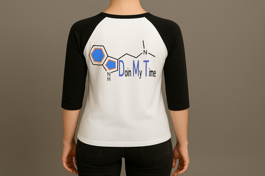 Doin my time Raglan - 3/4 Sleeve T-Shirt