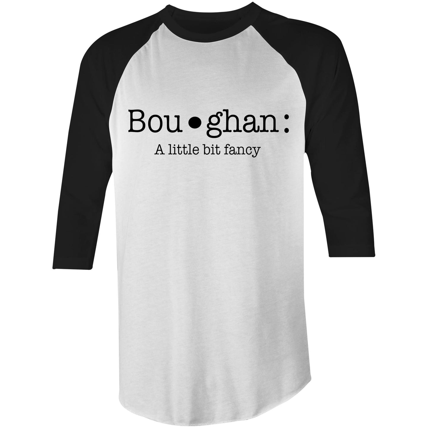 Boughan Definition Raglan - 3/4 Sleeve T-Shirt