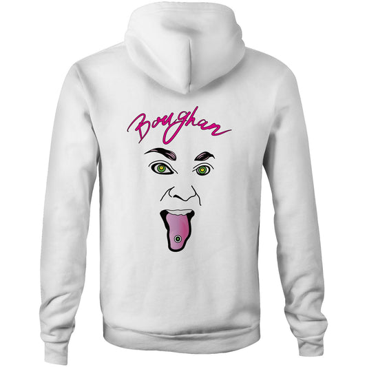 Boughan face - Pocket Hoodie Sweatshirt