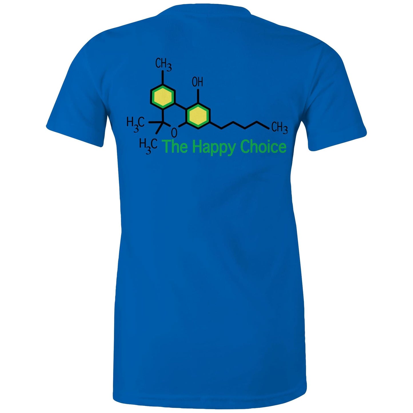 The Happy Choice THC Women's Maple Tee: Subtle, Stylish, and Chill