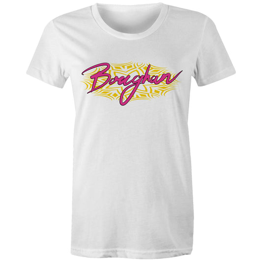 Boughan pink/yellow - Women's Maple Tee