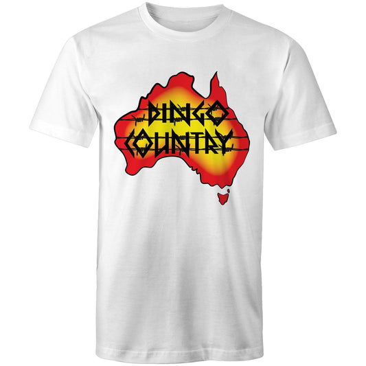 DC Australia map design on men's t-shirt in multiple colors