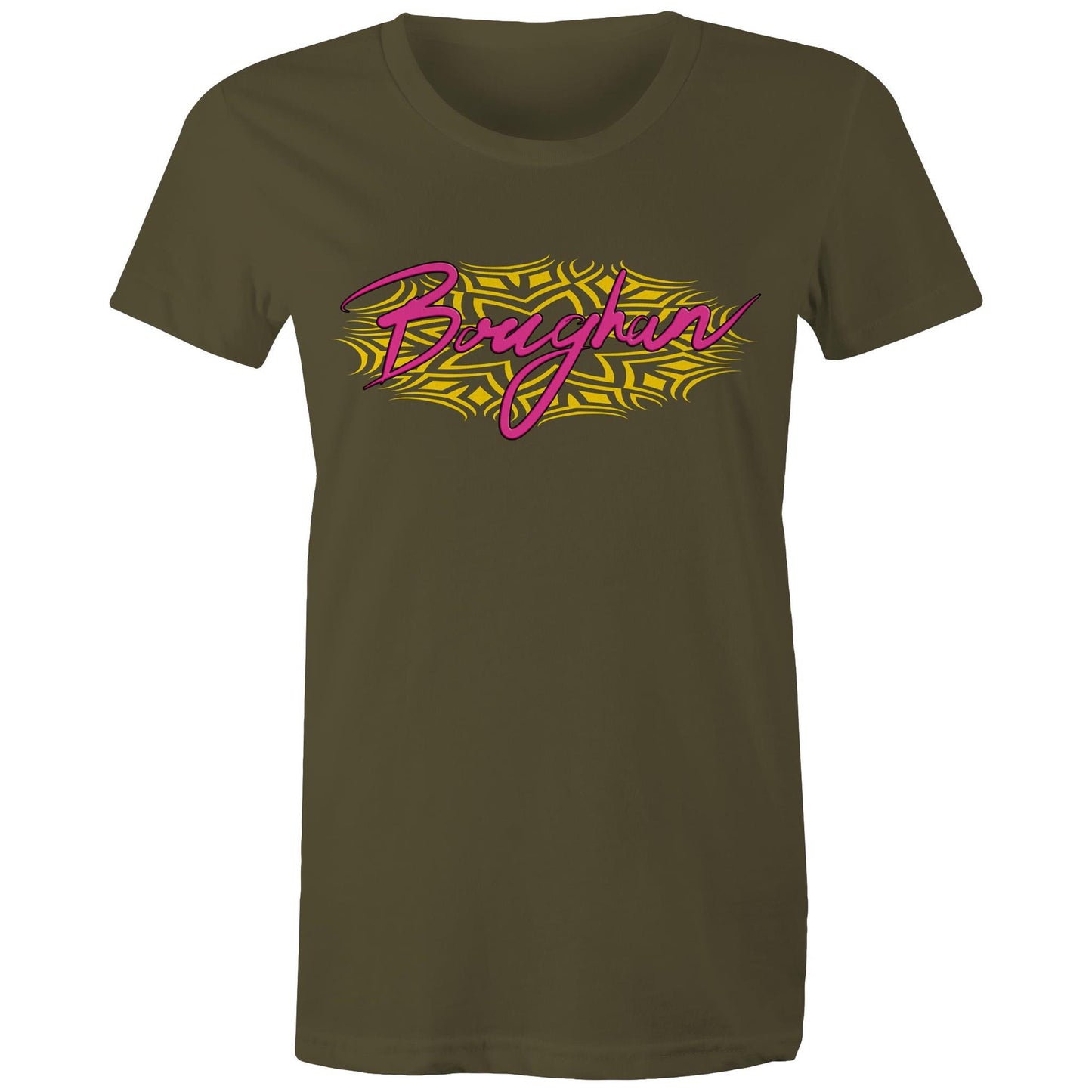 Boughan pink/yellow - Women's Maple Tee