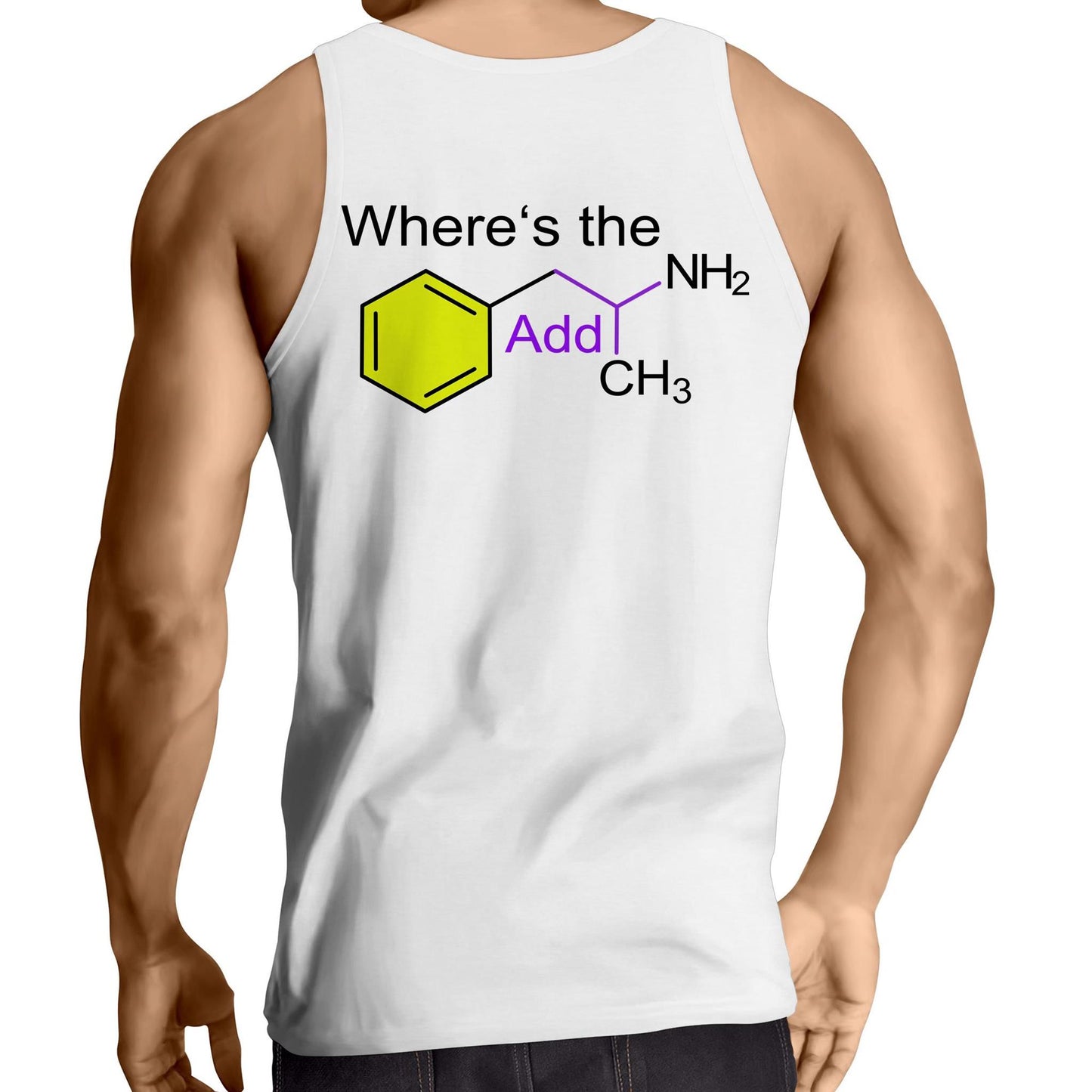 Where's the addy - Mens Singlet Top