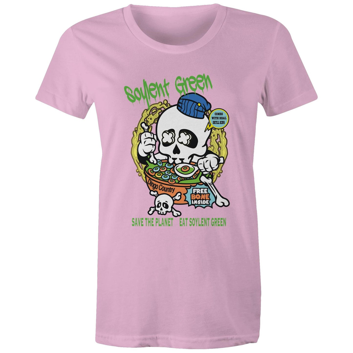 Soylent Green Women's Maple Tee: Eco-Friendly Meets Edgy Humour